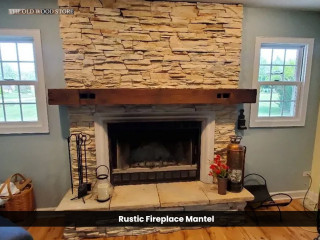 Classic Beauty: The Old Wood Store's Rustic Fireplace Mantels