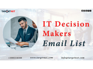 How to Find IT Decision Makers Email List for Marketing?