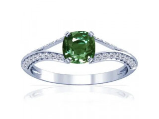 The Perfect White Gold Alexandrite Engagement Ring