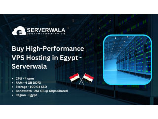 Buy High-Performance VPS Hosting in Egypt - Serverwala