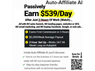 AUTO-AFFILIATE AI - Earn Money every single day passively as commission
