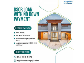 DSCR Loan With No Down Payment