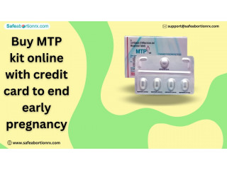 Buy MTP kit online with credit card to end early pregnancy