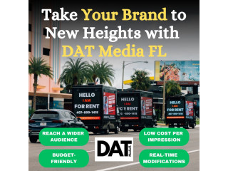 Innovative LED Truck Advertising for Events in Florida by DAT Media FL