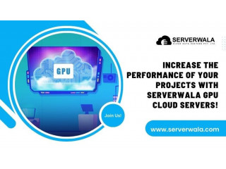 Increase the Performance of Your Projects with Serverwala GPU Cloud Servers!