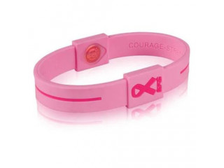 Pink Breast Cancer Wristbands