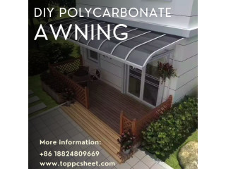 Easy-to-Install DIY Polycarbonate Awnings by Toppcsheet