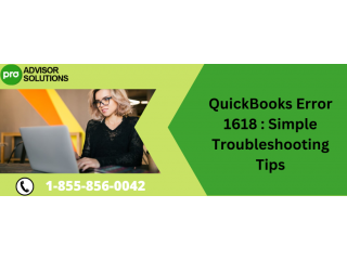 Quick Fix For QuickBooks Desktop Error Code 1618