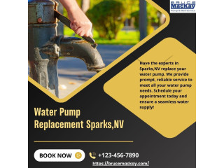 Water Pump Replacement in Sparks, NV - Bruce MacKay Pump & Well Service, Inc.