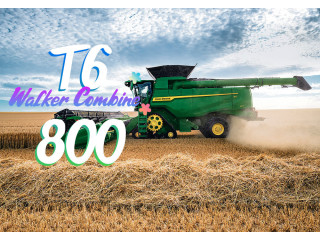 Revolutionizing Harvesting: The John Deere New T6 800 Walker Combine