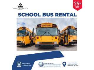 School Bus Rental for Wedding Shuttle