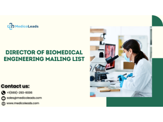 Buy Director Of Biomedical Engineering Mailing List