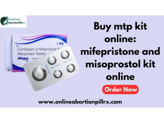 Buy mtp kit online: mifepristone and misoprostol kit online