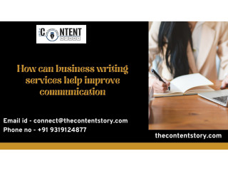 How can business writing services help improve communication