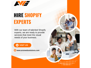 Hire Shopify Expert for Better Performance | Aron Web Solutions