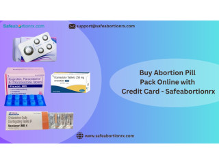 Buy Abortion Pill Pack Online with Credit Card - Safeabortionrx