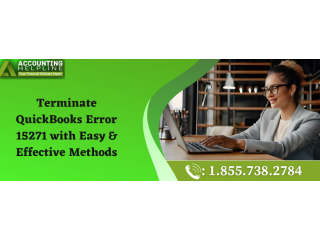 How to eliminate QuickBooks Error Code 15271