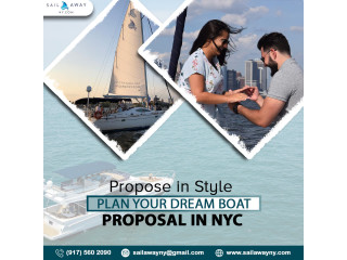 Propose in Style- Plan Your Dream Boat Proposal in NYC