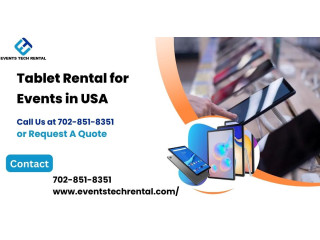 Reliable Tablet Rental for Events in the USA - Events Tech Rental