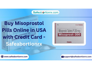 Buy Misoprostol Pills Online in USA with Credit Card - Safeabortionrx﻿