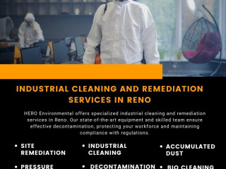 Industrial cleaning and remediation services in reno - Hero Environmental