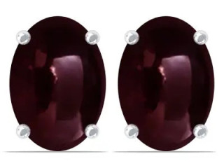 Exquisite Oval Ruby Earrings (4.60 Carats)