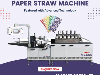 Nessco High Speed Paper Straw Making Machine for Sale