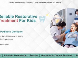 Highly Reliable Restorative Dental Treatment For Kids | Pediatric Dental Clinic - Sweet Tooth Weston