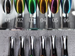 Create Eye-Catching Designs with Liquid Mirror Chrome Nail Art!