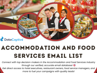 Recently Updated Accommodation and Food Services Emails