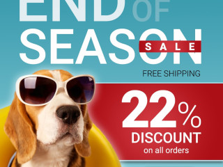 End of Season Sale Ending Soon! Hurry Up! Get 22% Discount