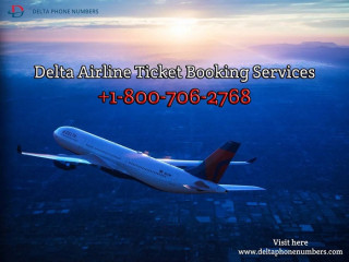 Delta Airline Ticket Booking Services - Call +1-800-706-2768