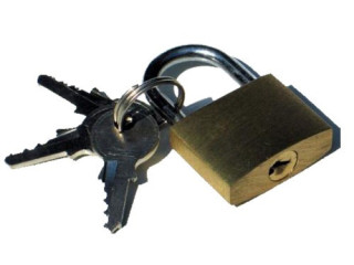 Brass Lock with keys