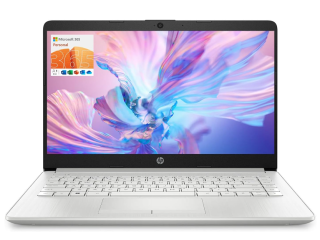 HP Portable Laptop, Student and Business, 14" HD Display, Intel Quad-Core N4120,