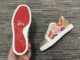 Christian Louboutin High-end Low-top Lace-up Sneakers Replica