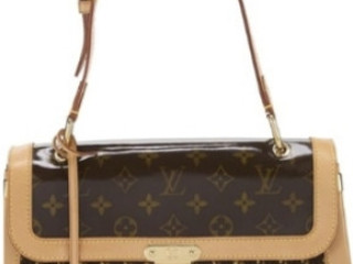 Louis Vuitton Pre-Loved Monogram Tweedy Zip Shoulder Bag, Brown