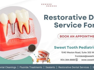 Restorative Dental Service For Kids At Pediatric Dental Clinic