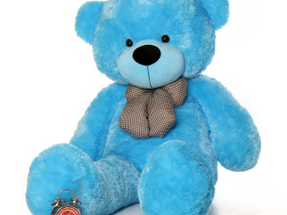 The Softest Blue Teddy Bear At Giant Teddy