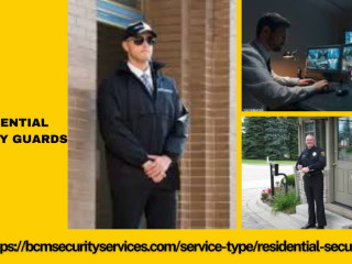 Competnt residential security guards are here to offer total protection and complete peace of mind