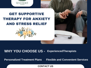 Get Supportive Therapy for Anxiety and Stress Relief