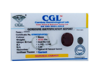 Garnet Gemstone Oval Mix Cut- 12.27 Carats