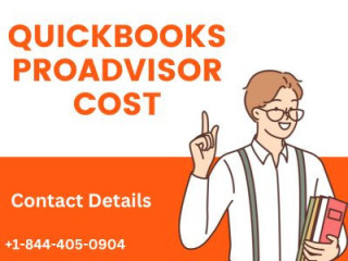 Get Accounting services at low QuickBooks ProAdvisor cost +1-844-405-0904