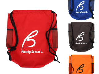 BODYSMART™ Drawstring Back Pack with Two Bottle Holders