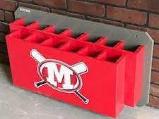 Customizable Baseball Bat Storage Box at Baseball Racks