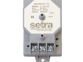 Setra Pressure Transducers for Superior Accuracy and Reliability