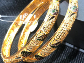 Traditional Gold gold plated bangles for Women