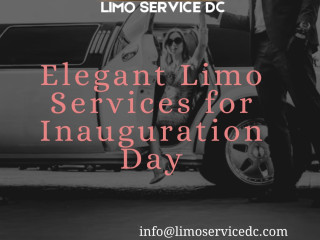 Inauguration Limo Service