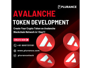 Consensus protocol facilitated avalanche token development services