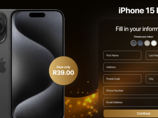 Get Your iPhone 15 Pro Now! Enter your credit card information to get started.